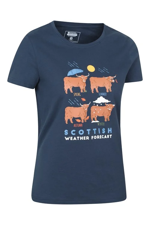 Scottish Weather T-Shirt - 35 Degrees View