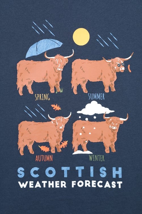 Scottish Weather T-Shirt - Design Zoom